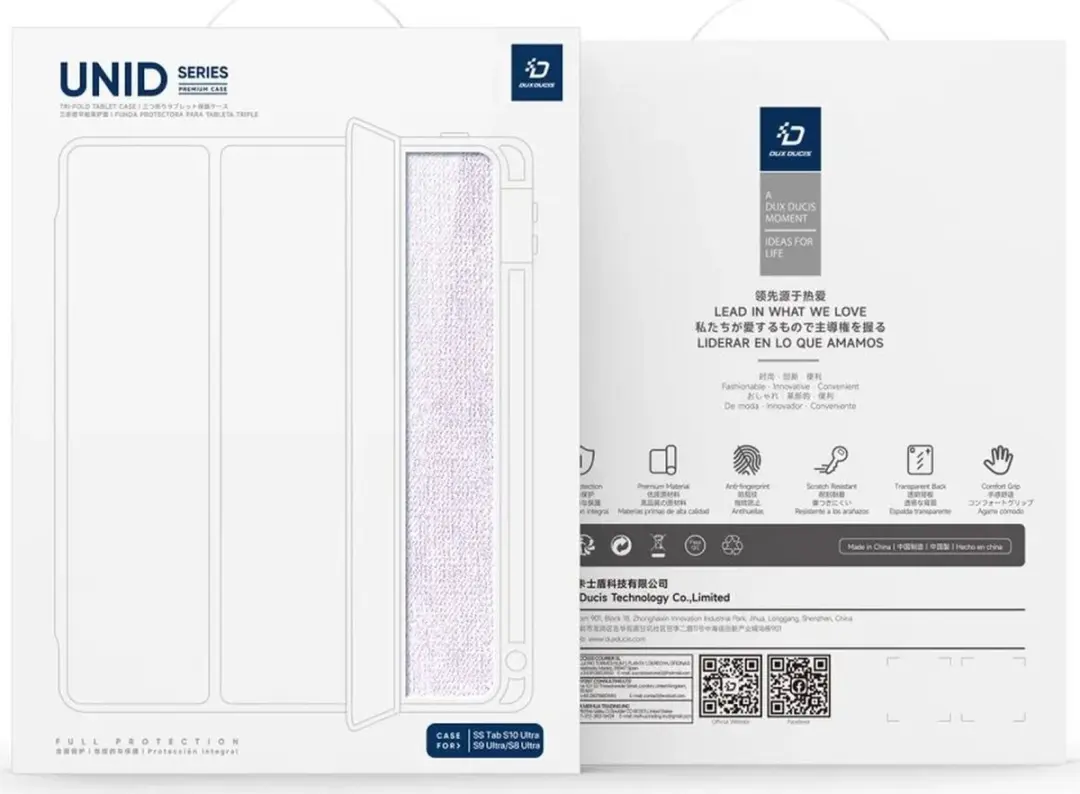 Dux Ducis Tablethoes Samsung Galaxy Tab S10 Ultra - Paars