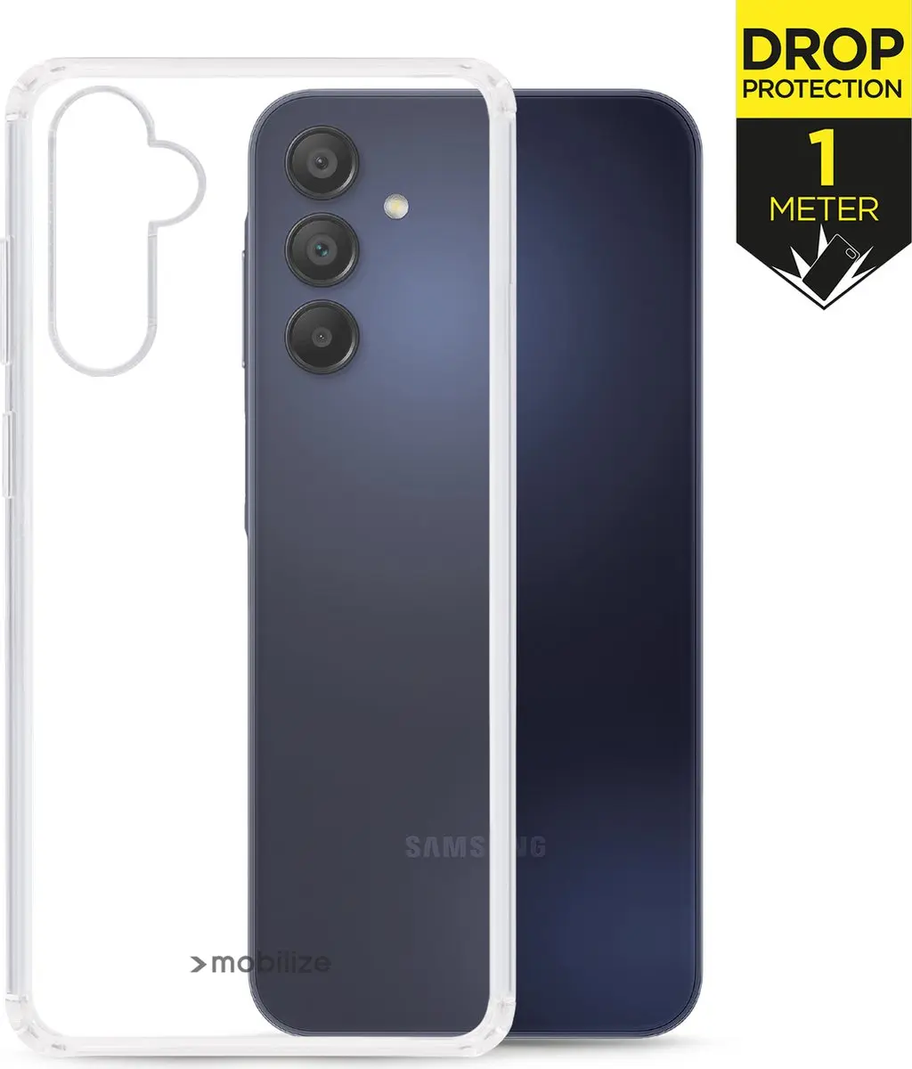 Mobilize Naked Protection MOB-NPCC-GALA155G Hoesje - Samsung Galaxy A15 - Transparant