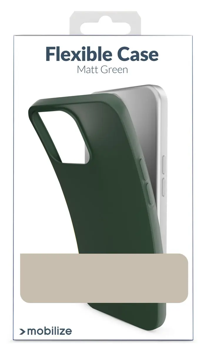Mobilize Galaxy A34 Hoesje - TPU/Rubber Groen - MOB-RGCMG-GALA345G