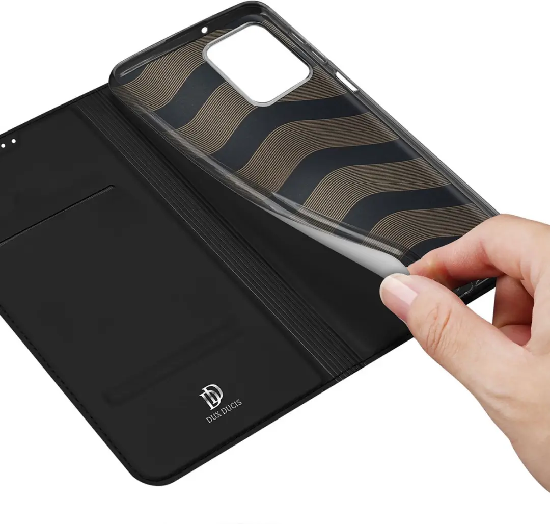 Dux Ducis Skin Pro Moto G53 Hoesje Portemonnee - FOLIO-PRO-BK-MG153 - Zwart - afbeelding 6 van 6