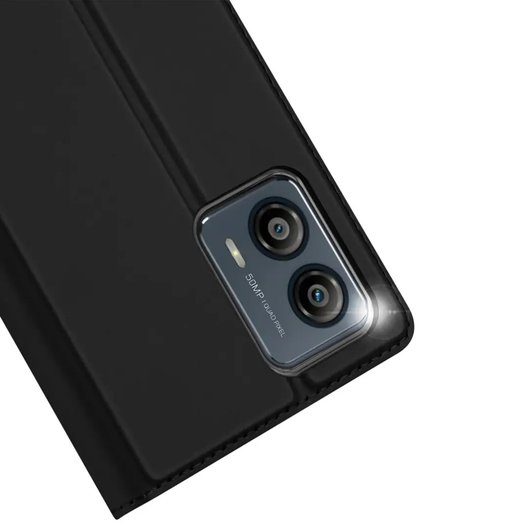 Dux Ducis Skin Pro Moto G53 Hoesje Portemonnee - FOLIO-PRO-BK-MG153 - Zwart