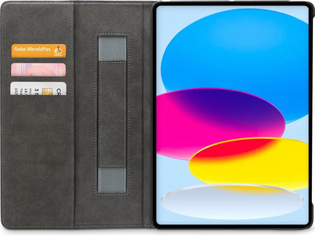 Mobilize Premium Folio Bookcase MOB-PFCB-IPAD10222 - Apple iPad 10 (2022) Hoes - Zwart