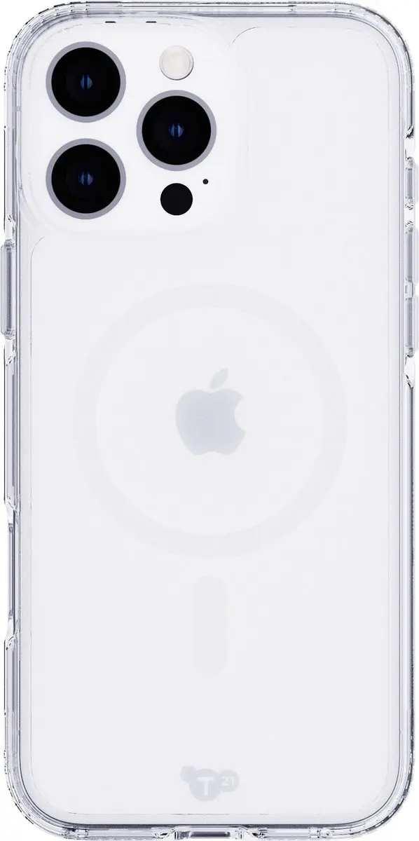 Tech21 Evo Clear T21-11027 iPhone 16 Pro Max Hoesje - MagSafe - 3,6m Valbestendig - Transparant