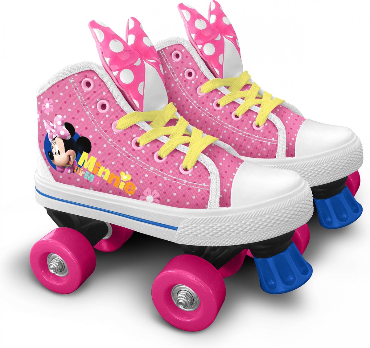 Disney Minnie Mouse Rolschaatsen Meisjes Roze/wit Maat 30