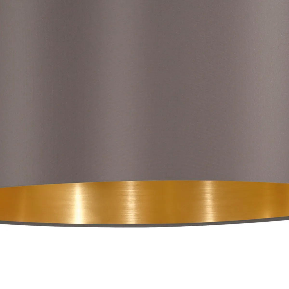 Eglo Maserlo Hanglamp - 3x E27 - Ø53cm - Cappuccino/Goud