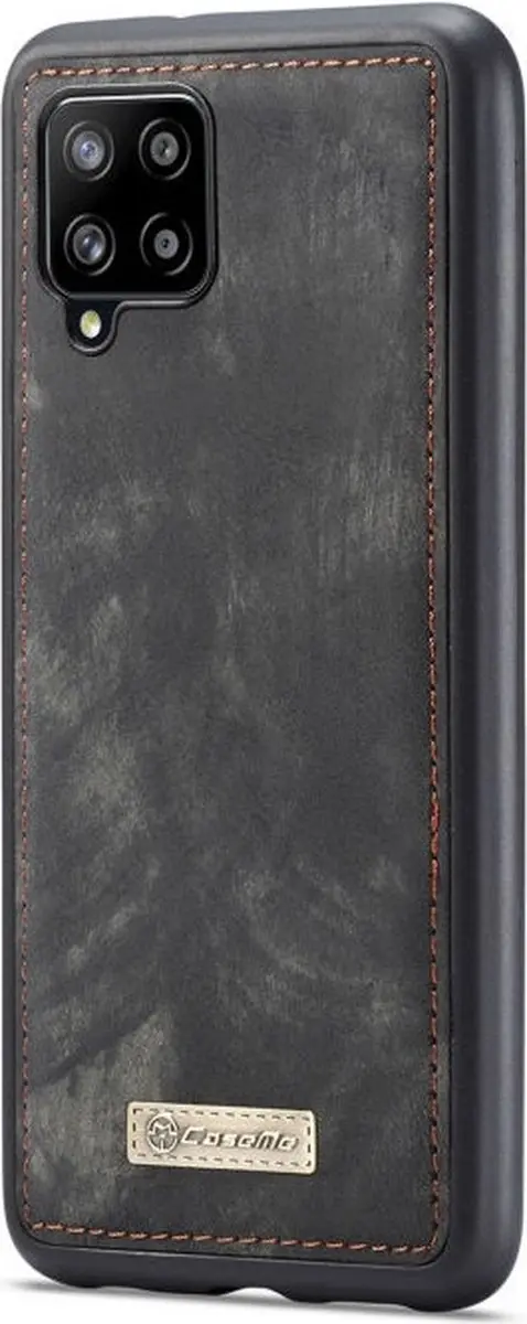 Caseme 008 Book Case Samsung Galaxy A12 - 9 Pasjes - Zwart