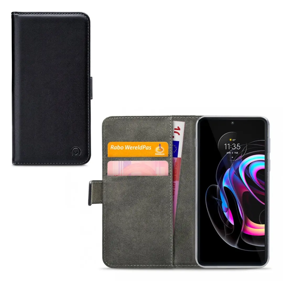 Mobilize Classic Gelly Wallet Bookcase Motorola Edge 20 - Zwart