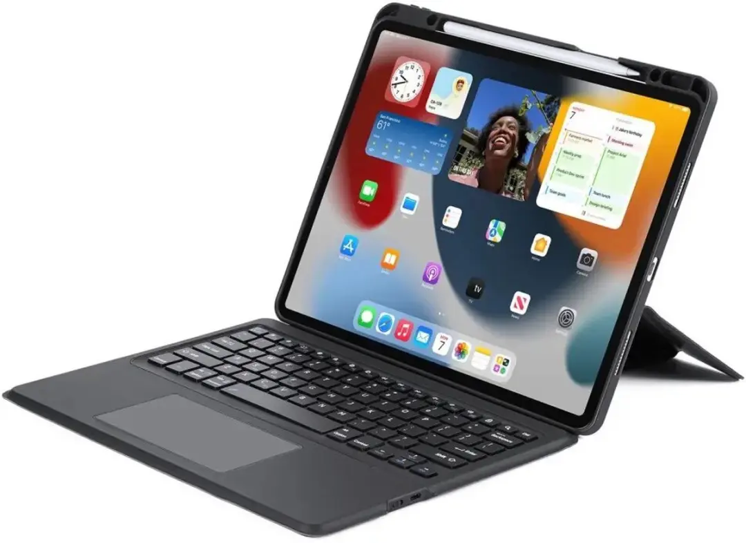 Dux Ducis Toetsenbordhoes iPad Air 13/Pro 12.9 - Zwart