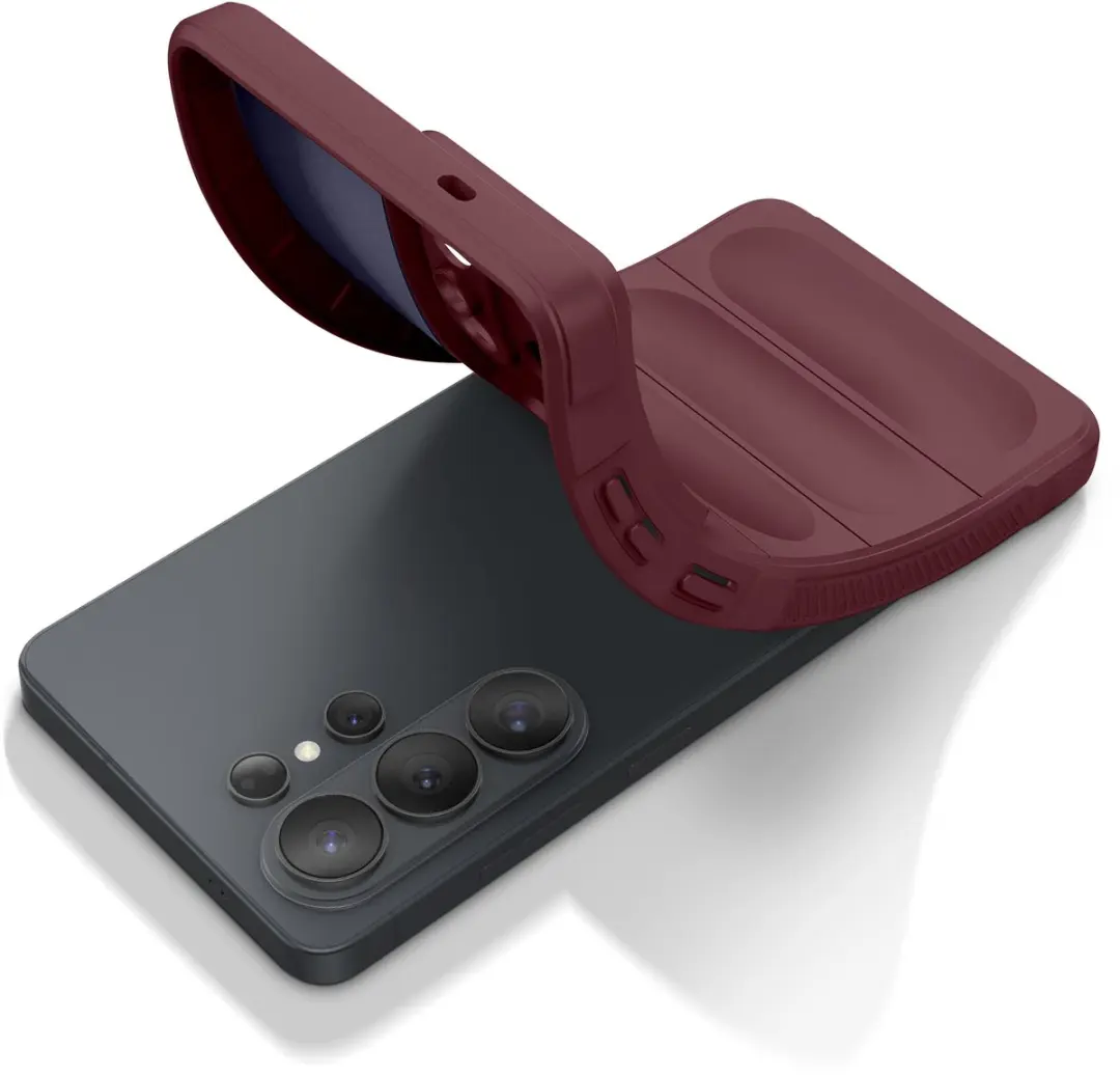 Amorus Hoesje Samsung Galaxy S26 Ultra Bordeaux - Schokbestendig