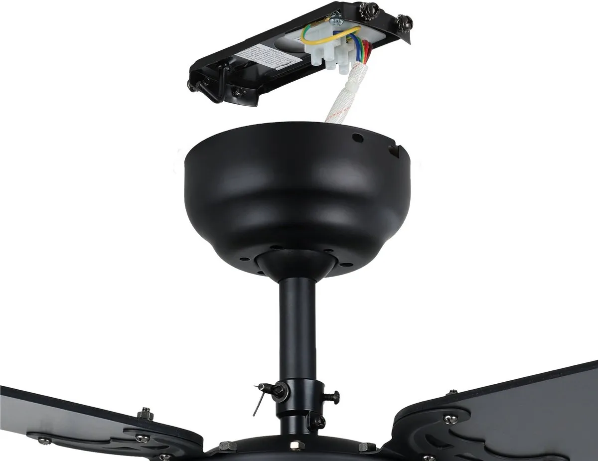 Eglo Fortaleza Plafondventilator Ø106cm - 3 standen - Zwart/Bruin