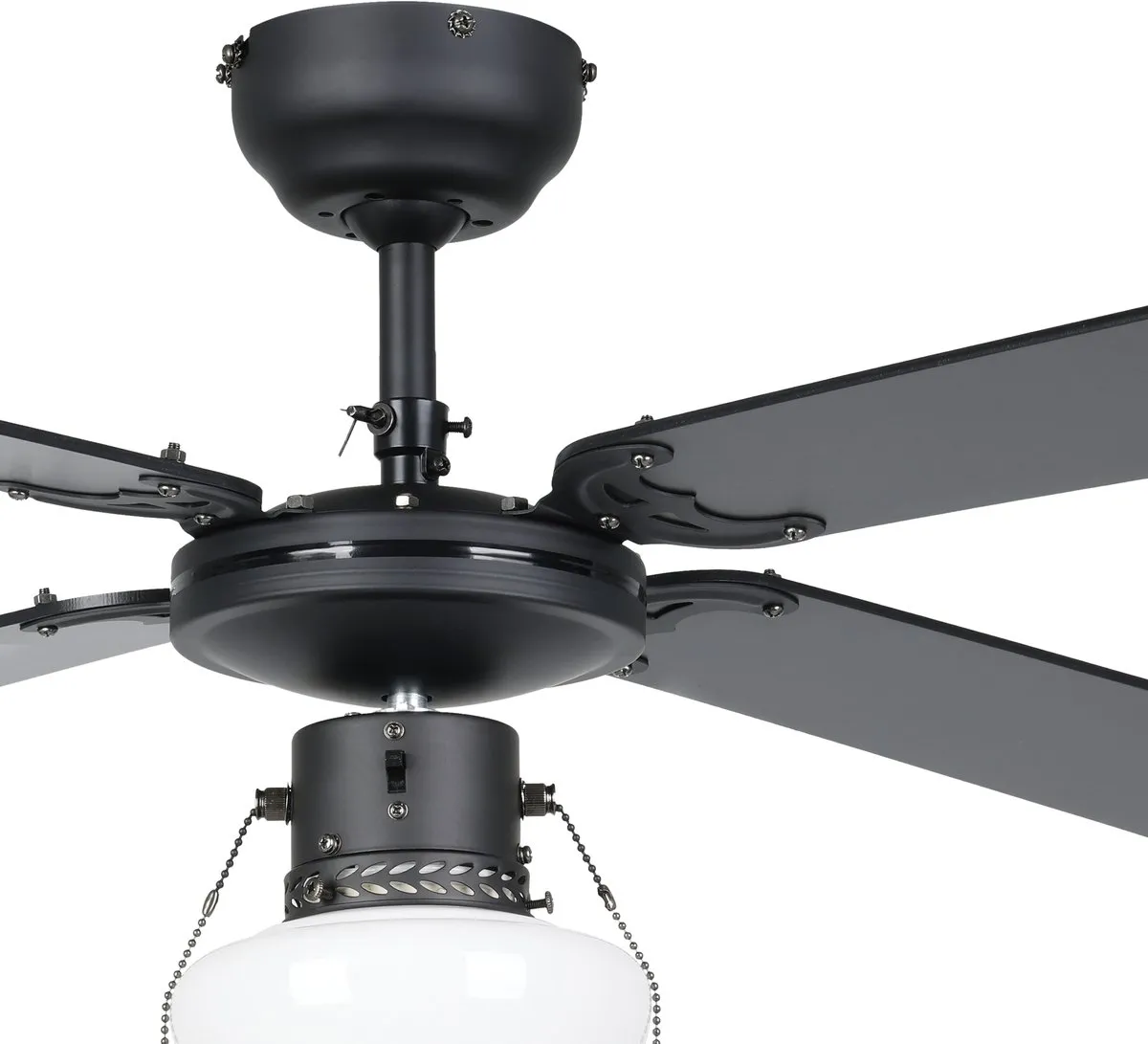 Eglo Fortaleza Plafondventilator Ø106cm - 3 standen - Zwart/Bruin