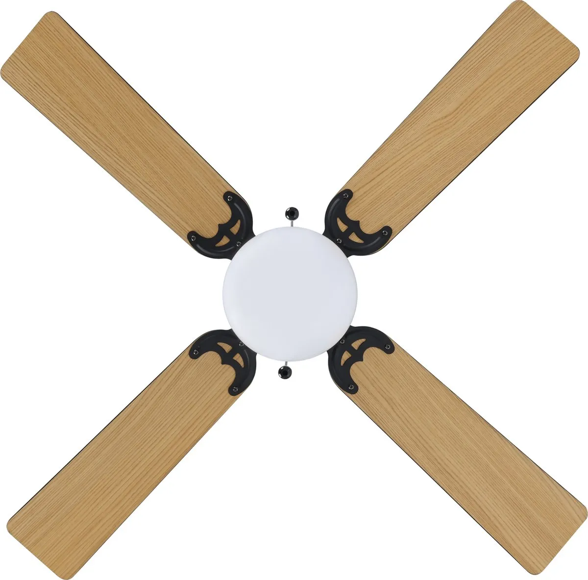 Eglo Fortaleza Plafondventilator Ø106cm - 3 standen - Zwart/Bruin