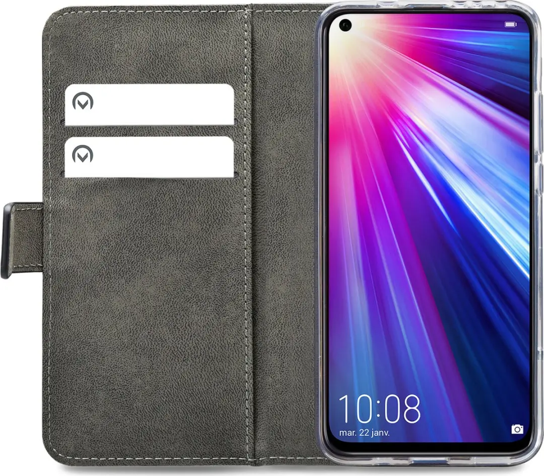Mobilize Classic Gelly Wallet Bookcase Portemonnee HONOR View 20 - Zwart