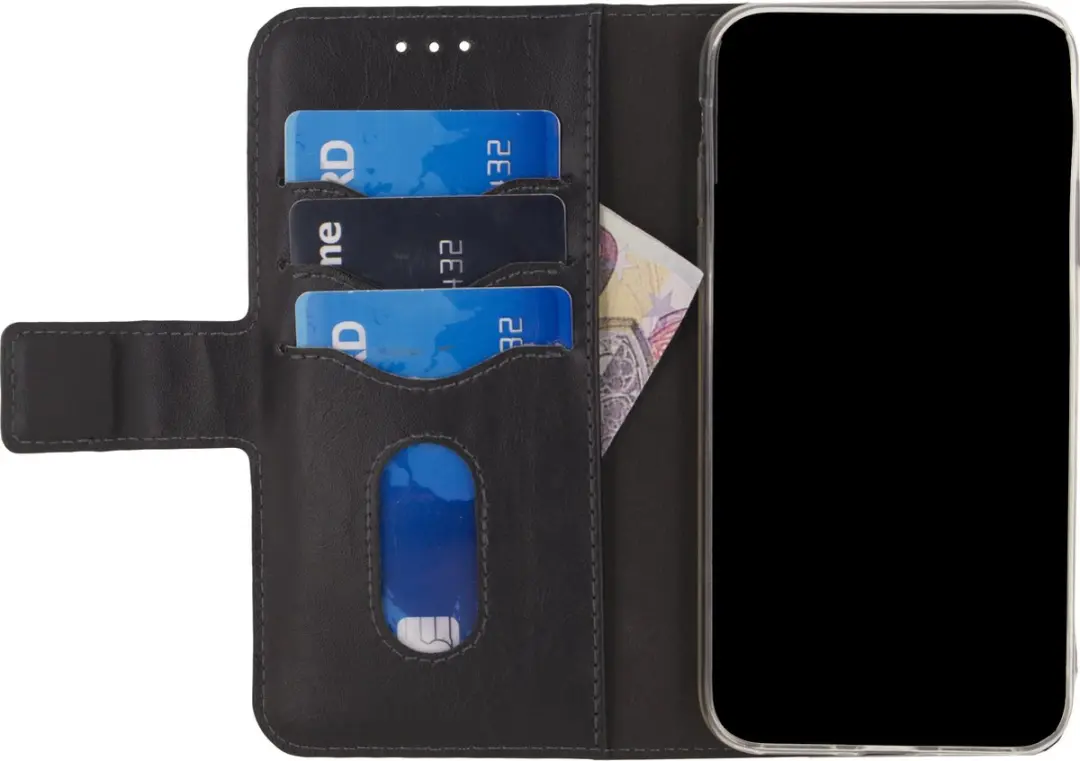 Mobilize Premium 2-in-1 Boekmodel Hoesje iPhone XS/X - Zwart - afbeelding 6 van 6