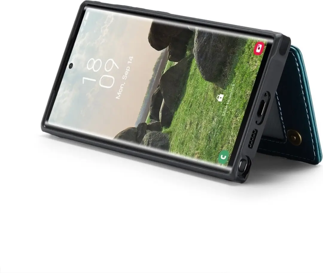 Caseme C22 Hoesje Samsung Galaxy S25 Ultra - Groen