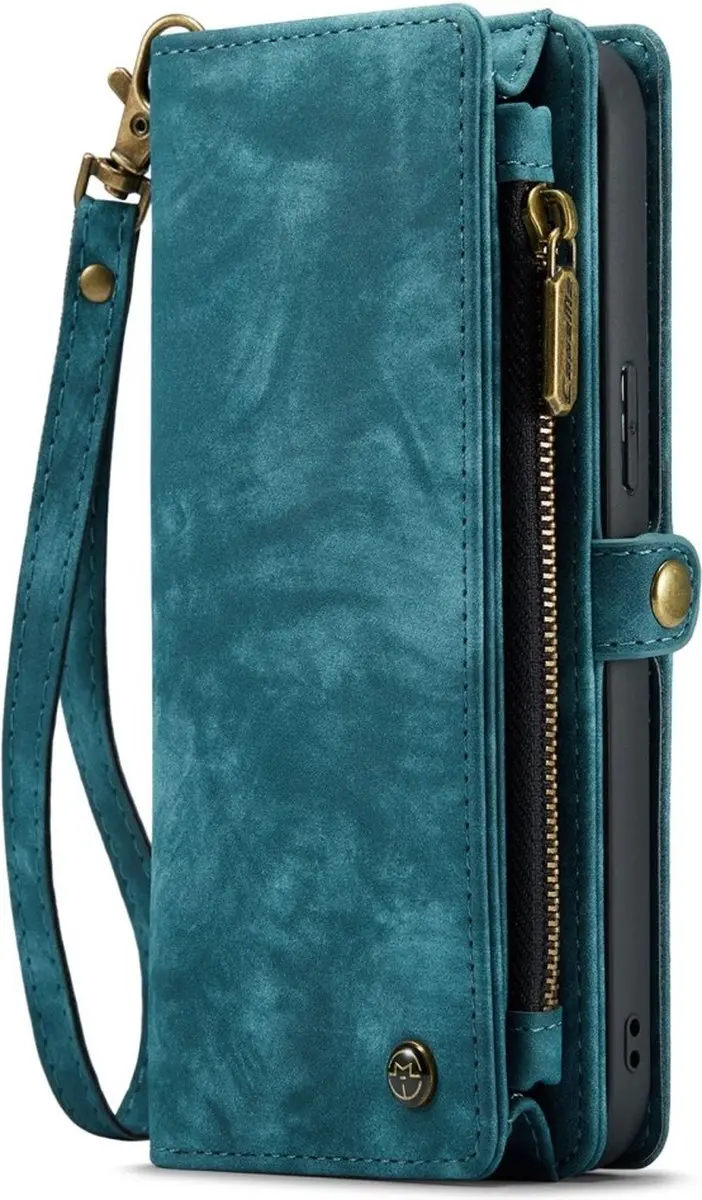 Caseme Vintage 2-in-1 Portemonneehoes - iPhone 14 Plus - Blauw