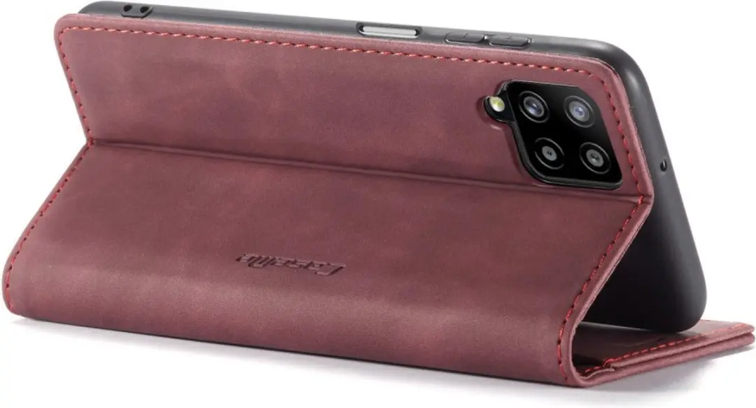 Caseme 013 Book Case Hoesje Samsung Galaxy A12 - Bordeaux
