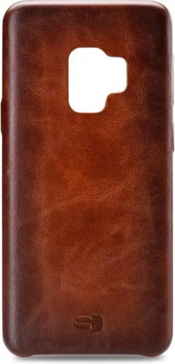 Senza Desire Serie Galaxy S9 Hoesje - Echt Leer Cognac - 4 Pasjes - LEACVR1053