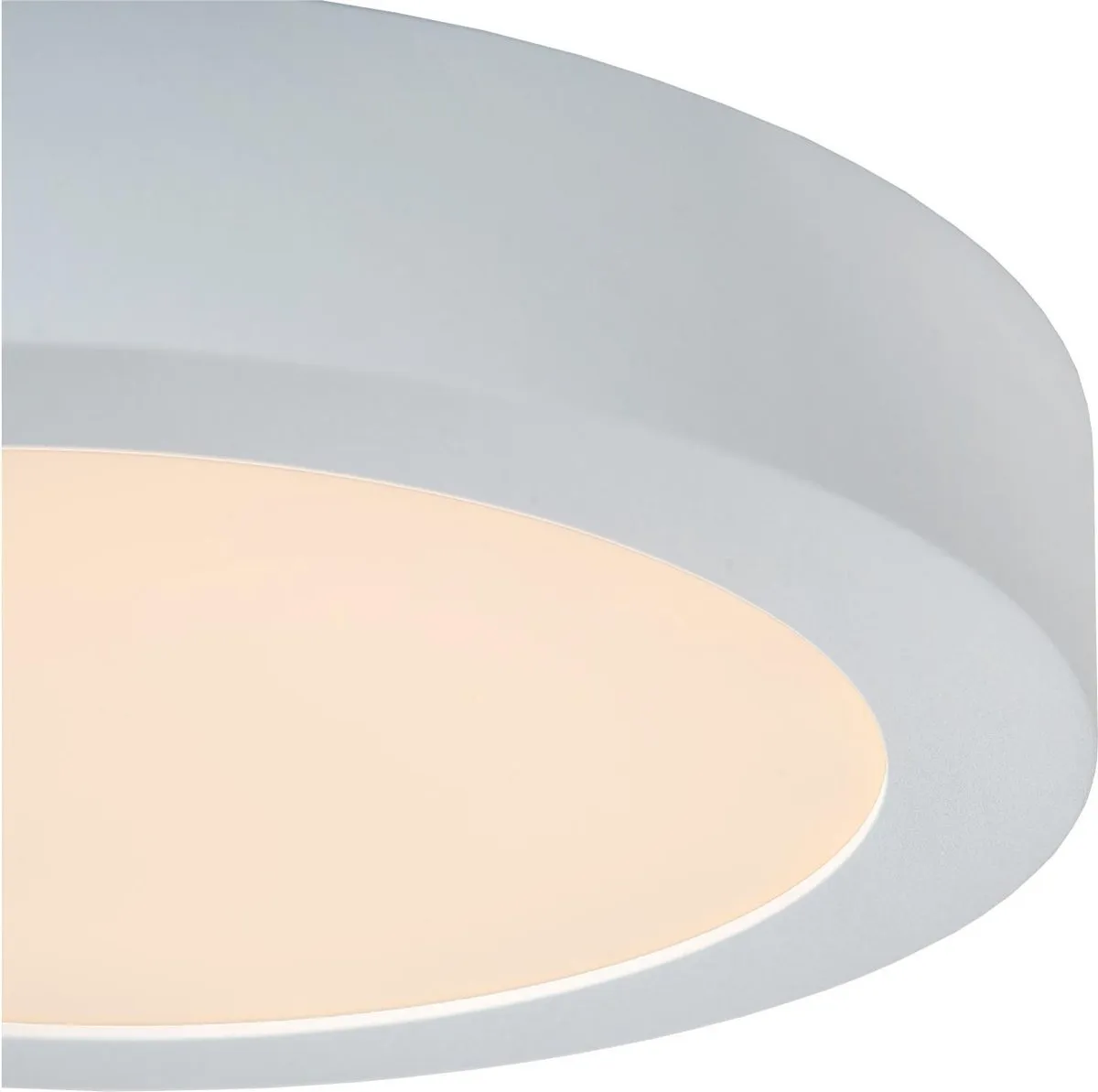 Lucide BRICE-LED Plafonnière Badkamer - Ø24cm LED 15W 3000K IP44 Wit