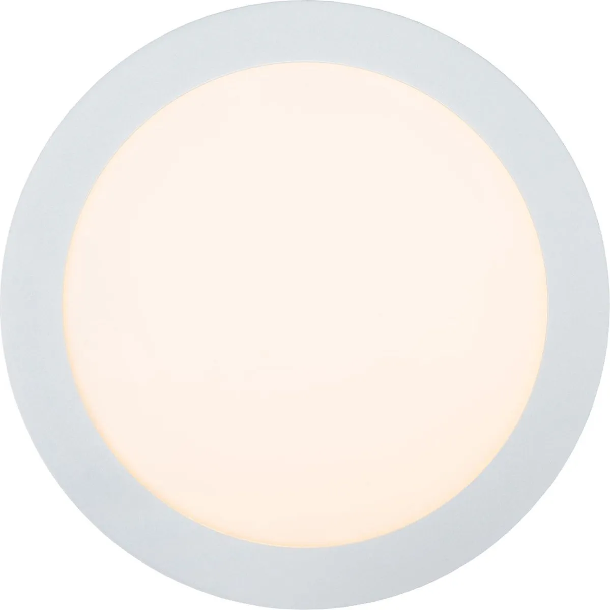 Lucide BRICE-LED Plafonnière Badkamer - Ø24cm LED 15W 3000K IP44 Wit