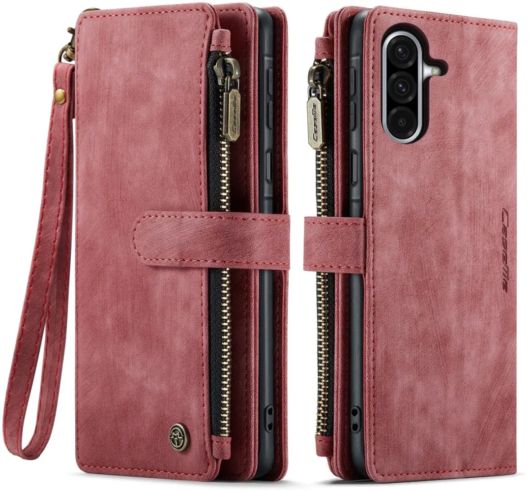 Caseme C30 Book Case Hoesje Samsung Galaxy A37 - Rood