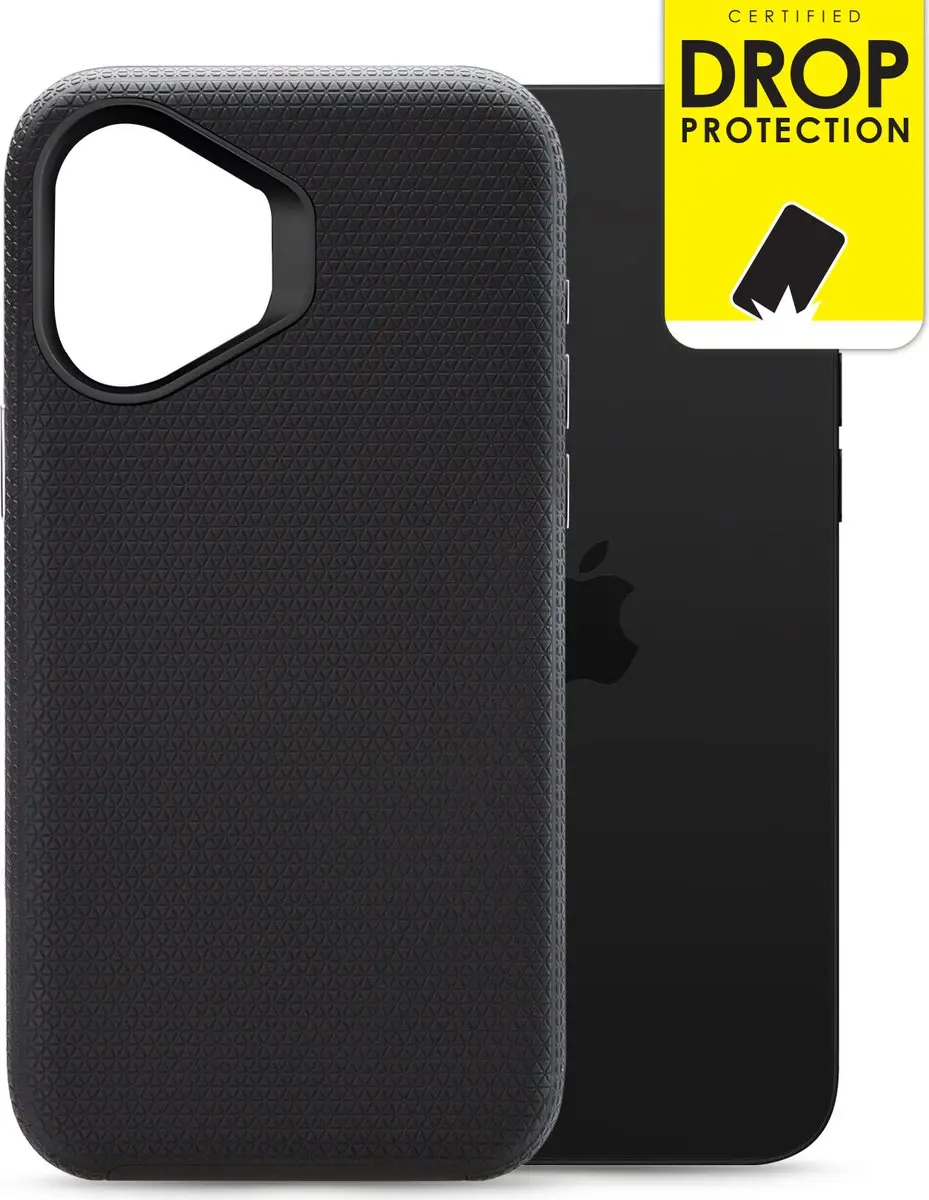 My Style Tough Backcover MSTCS1089 iPhone 16 Hoesje - Zwart