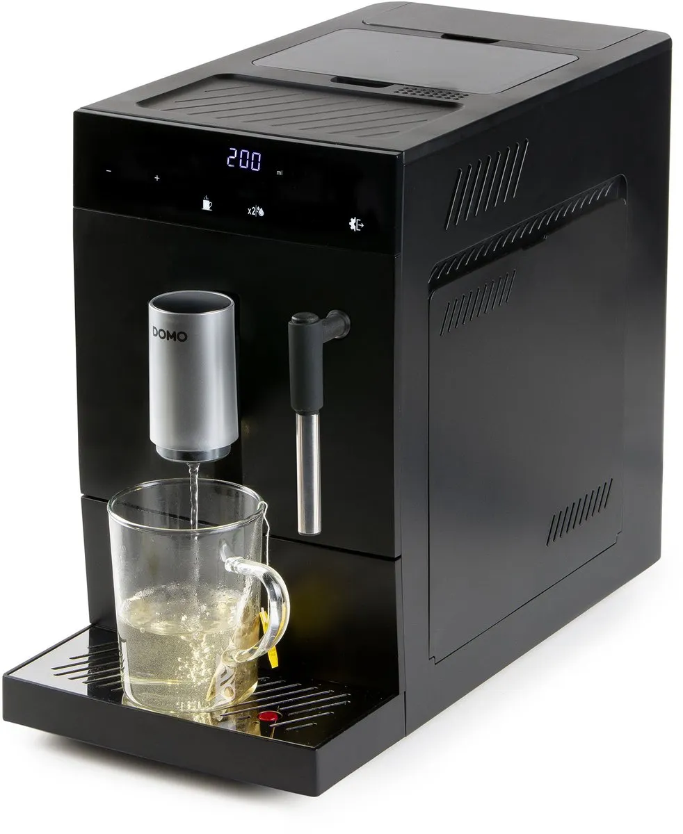 Domo DO1150K Volautomatische Espressomachine - Melkopschuimer - 19 Bar - Zwart - afbeelding 6 van 6