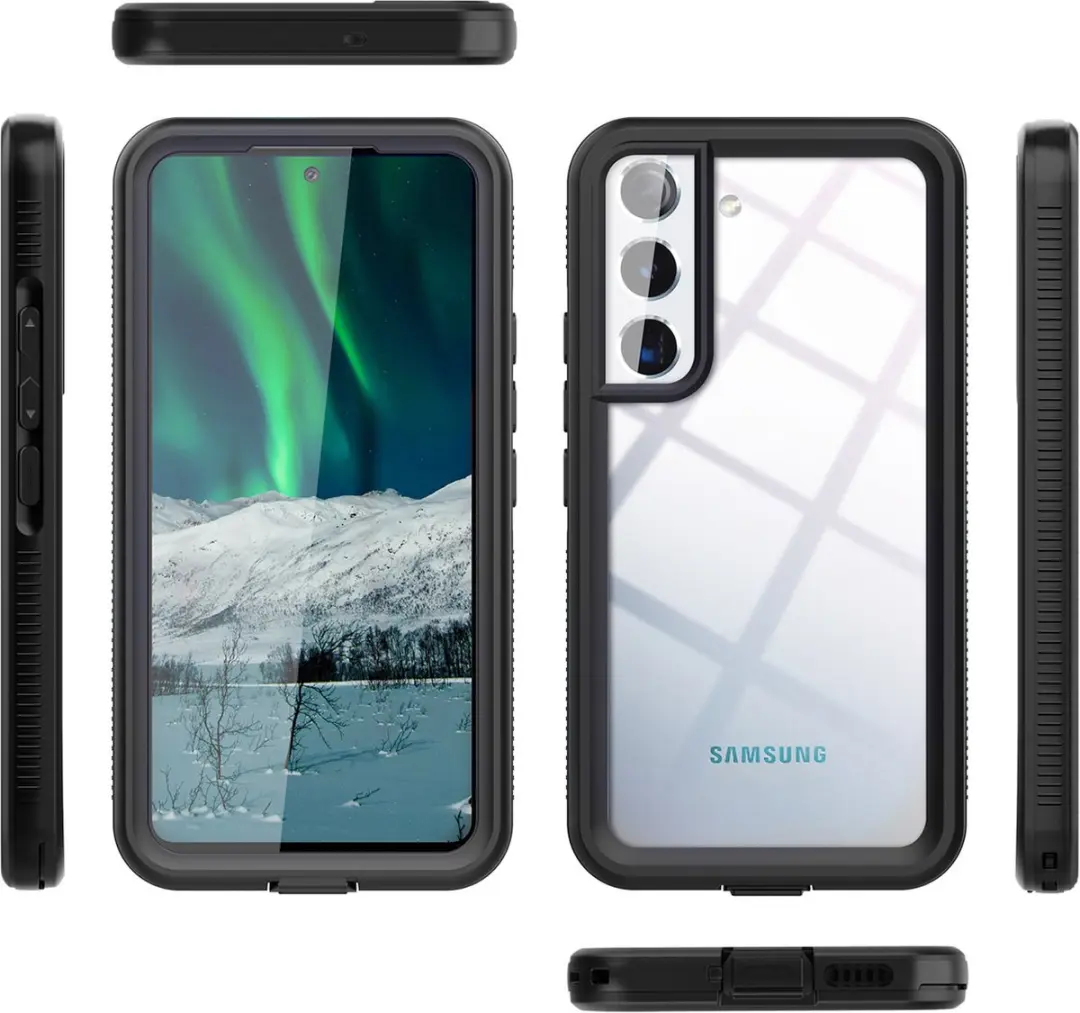 Redpepper Dot Plus Hoesje SH00049255 - Samsung Galaxy S22 - Waterproof - Zwart