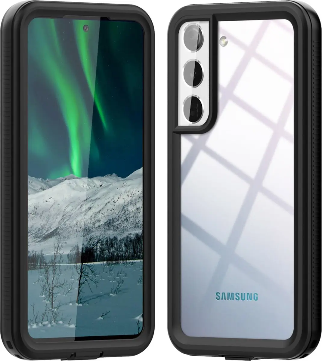 Redpepper Dot Plus Hoesje SH00049255 - Samsung Galaxy S22 - Waterproof - Zwart