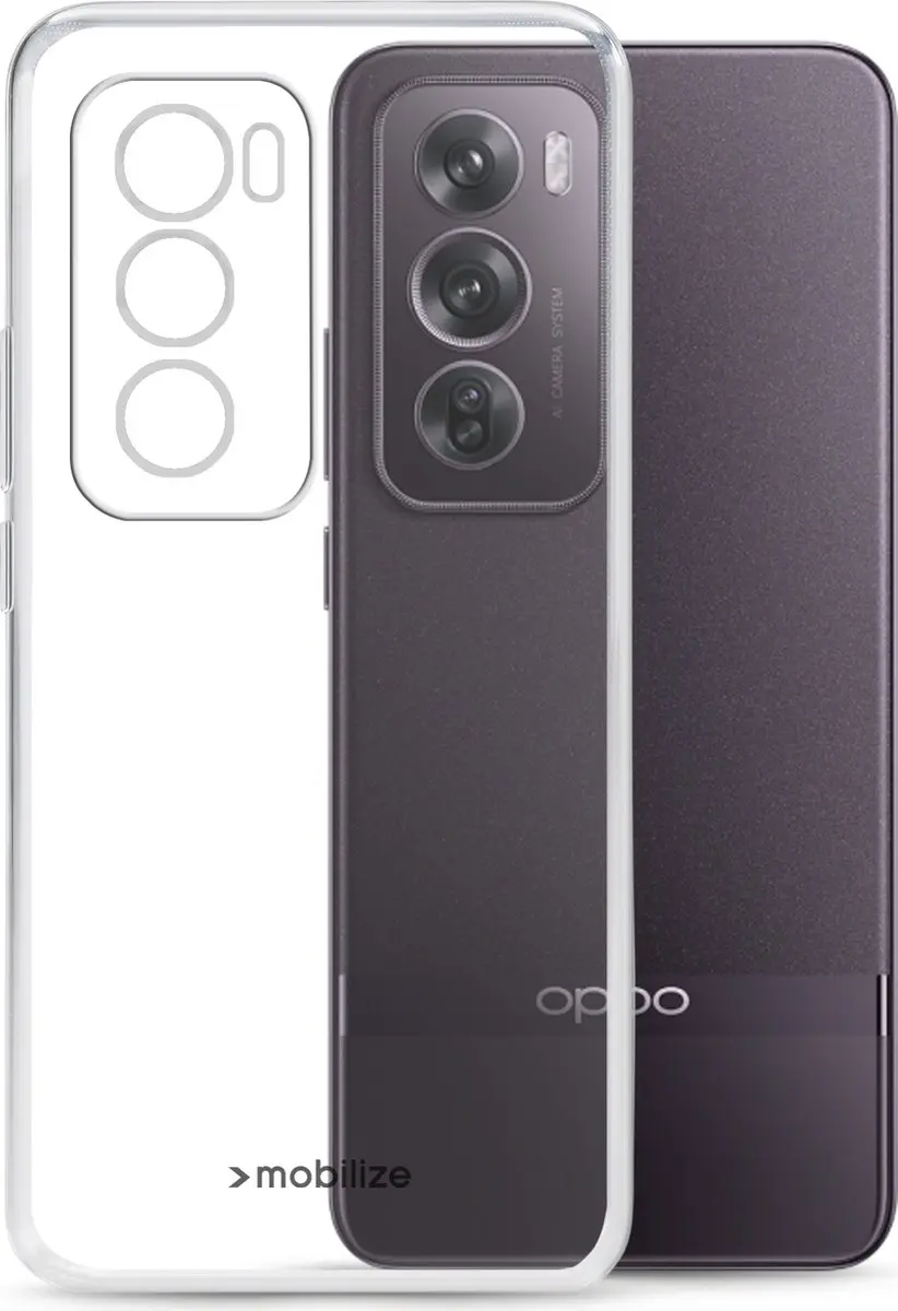 Mobilize Reno 12 Pro TPU Hoesje - Transparant MOB-GCC-RENO12PRO