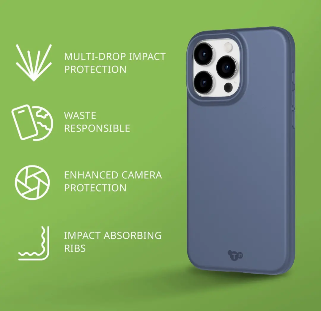 Tech21 Evo Lite iPhone 15 Pro Max Hoesje - T21-10481 - Blauw