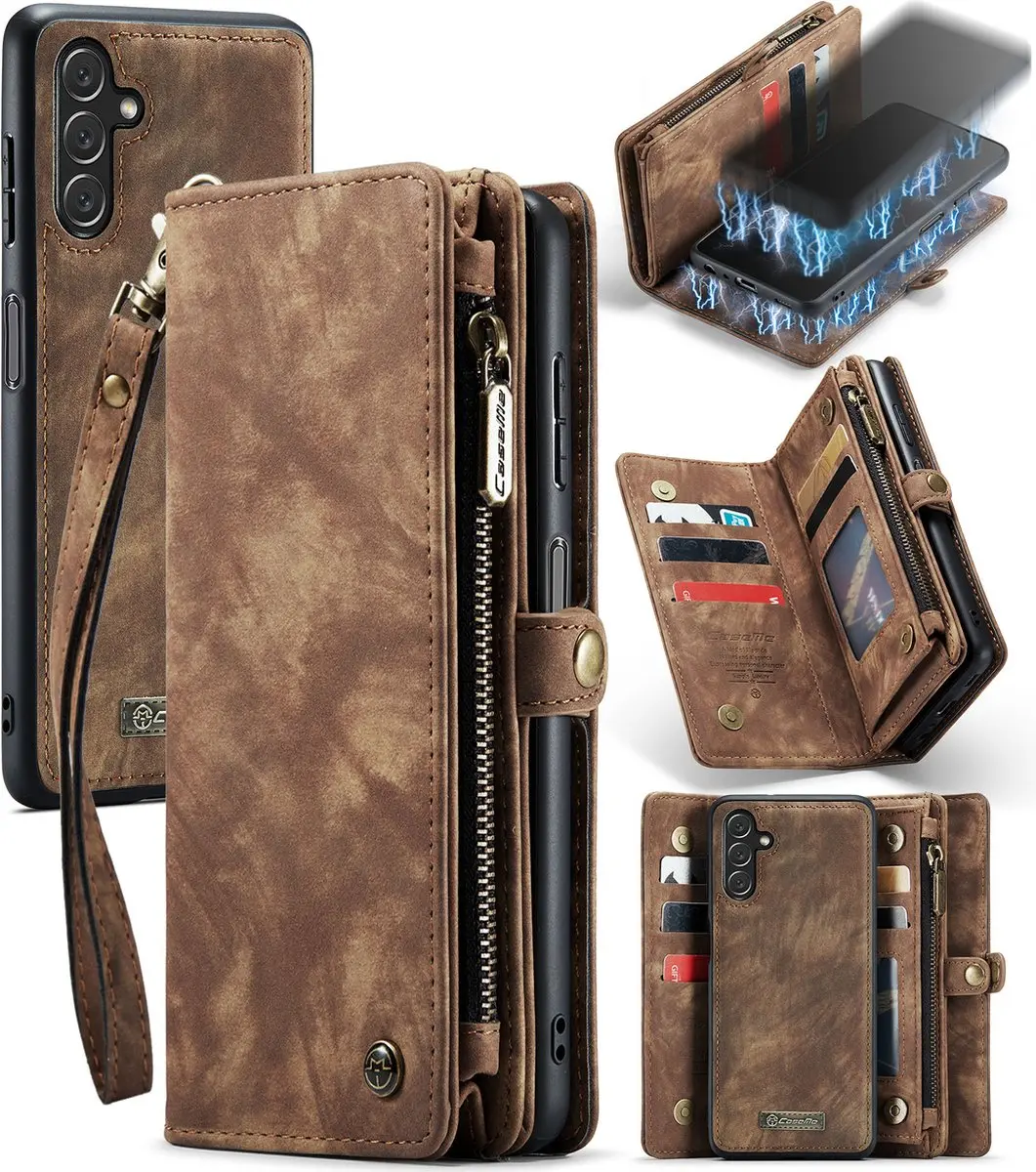 Caseme Telefoonhoesje Samsung Galaxy A55 2-in-1 Book Case