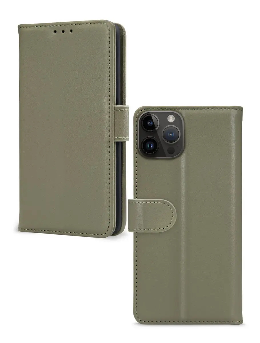 Mobilize Premium Gelly Wallet Bookcase iPhone 14 Pro Max - Groen - afbeelding 6 van 6