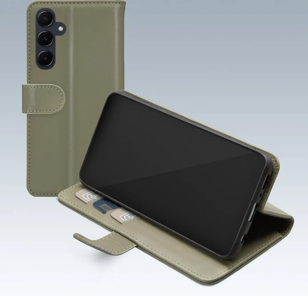 Mobilize Premium Gelly Wallet Bookcase Galaxy A55 - Groen