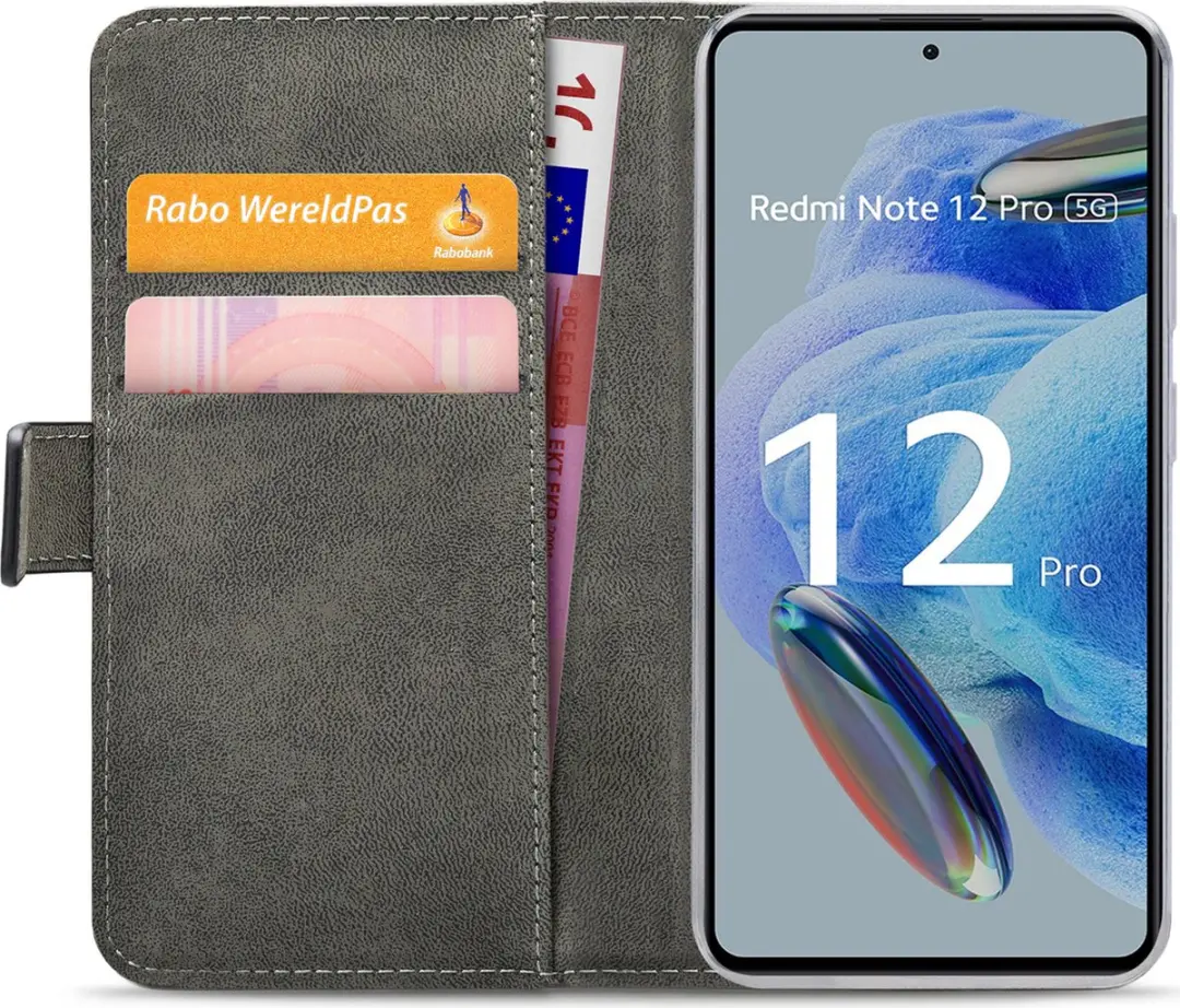 Mobilize Classic Gelly Wallet Bookcase Xiaomi Redmi Note 12 Pro - Zwart