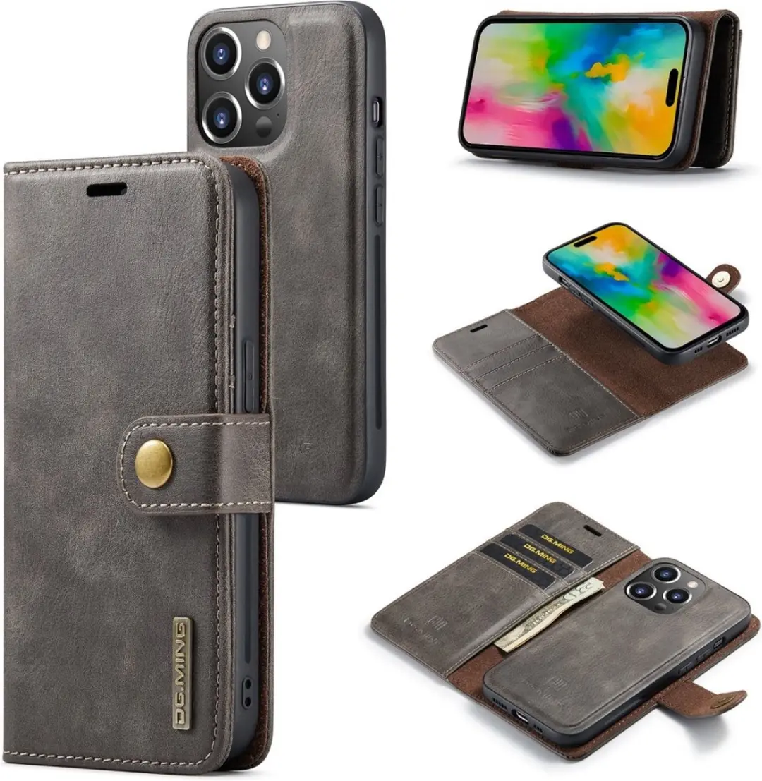 DG.MING iPhone 16 Pro Max Hoesje Grijs