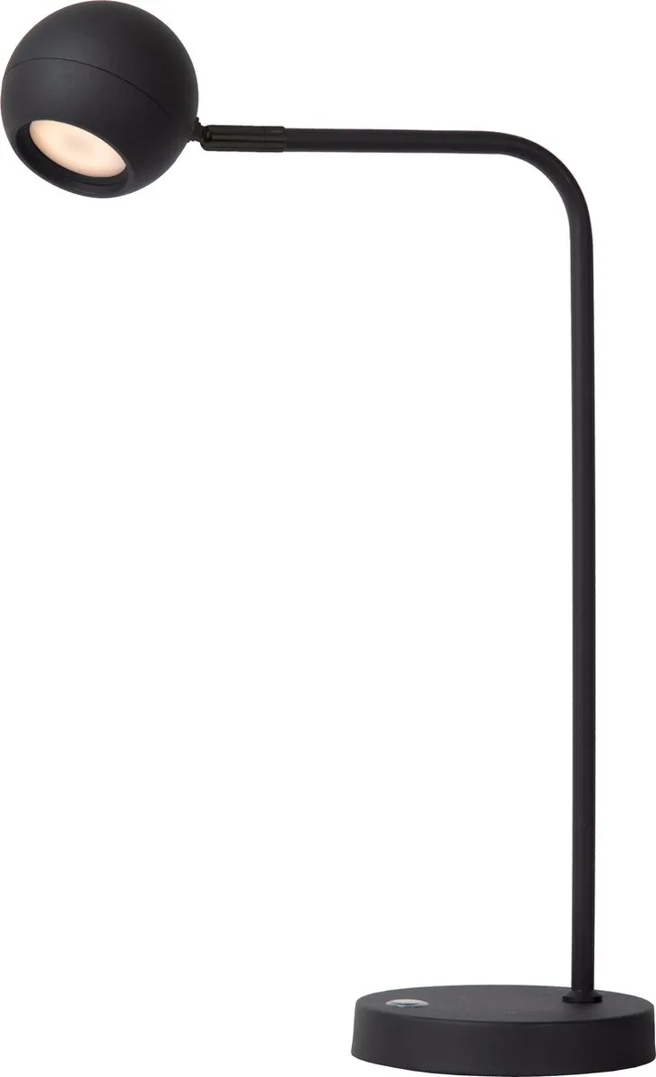 Lucide COMET Oplaadbare Bureaulamp 3W - Zwart
