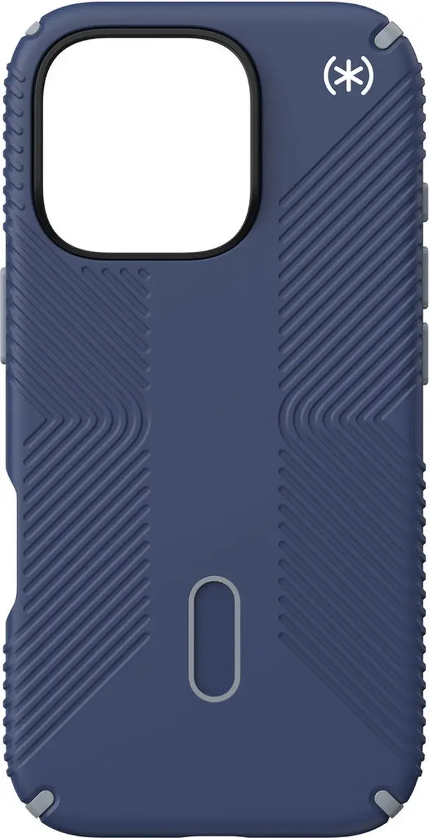 Speck Presidio2 Grip 150701-3206 Hoesje - iPhone 16 Pro - Blauw