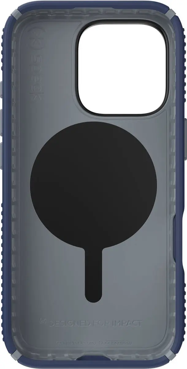 Speck Presidio2 Grip 150701-3206 Hoesje - iPhone 16 Pro - Blauw