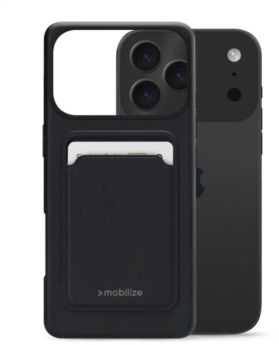 Mobilize Rubber Gelly Card Case iPhone 17 Pro Max