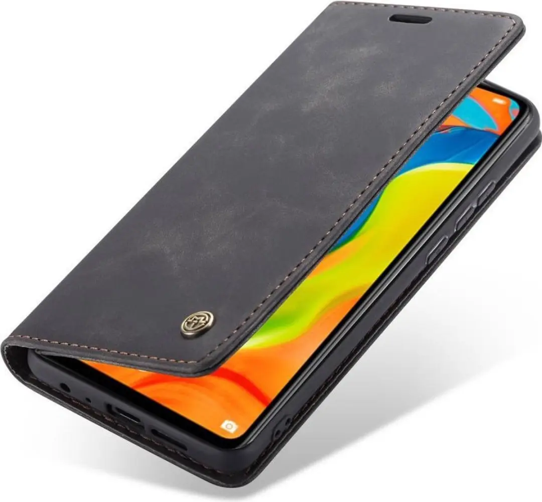 Caseme Book Case P30L87956401 Hoesje - Huawei P30 Lite - 2 Pasjes - Zwart