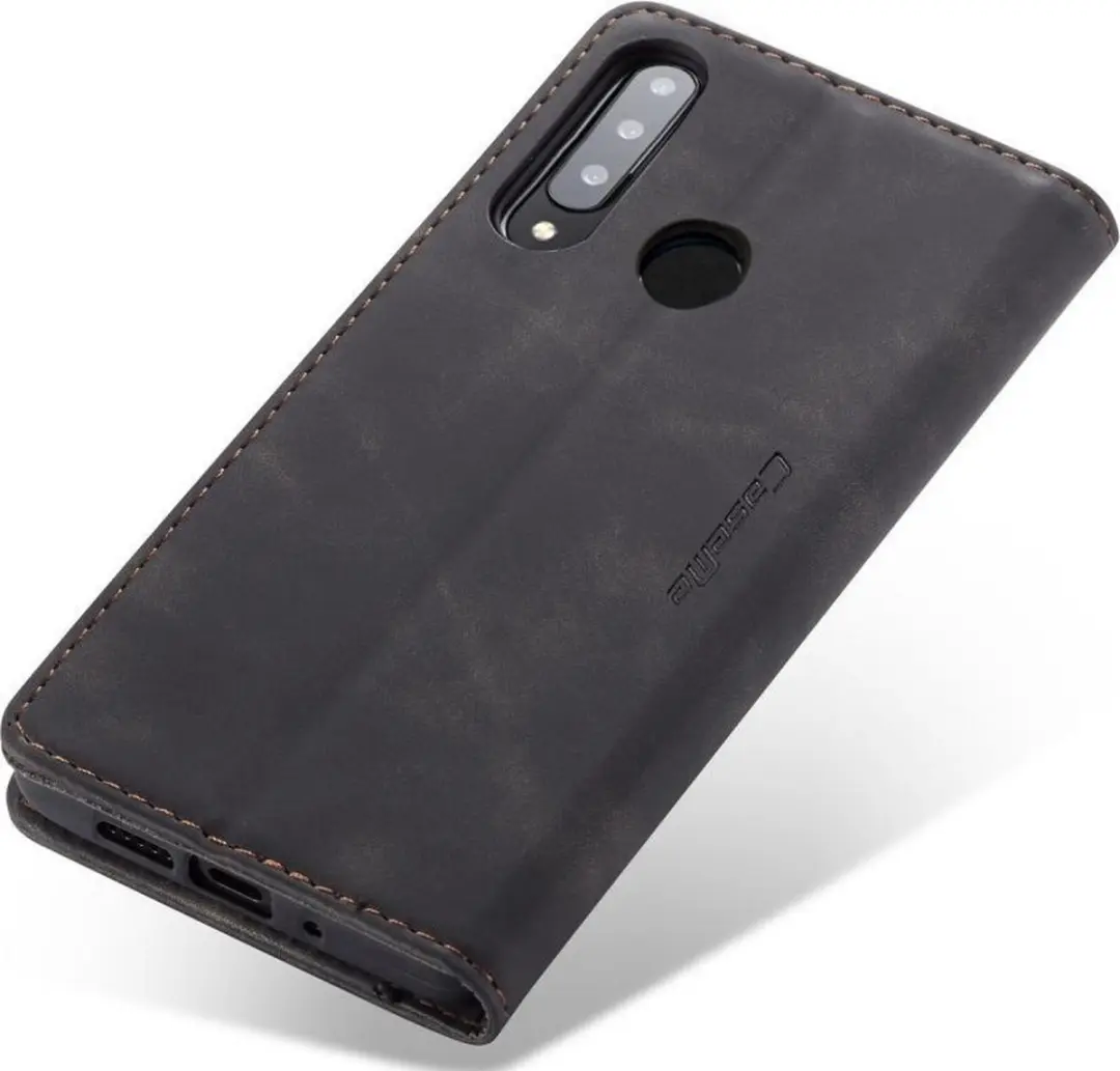 Caseme Book Case P30L87956401 Hoesje - Huawei P30 Lite - 2 Pasjes - Zwart - afbeelding 6 van 6