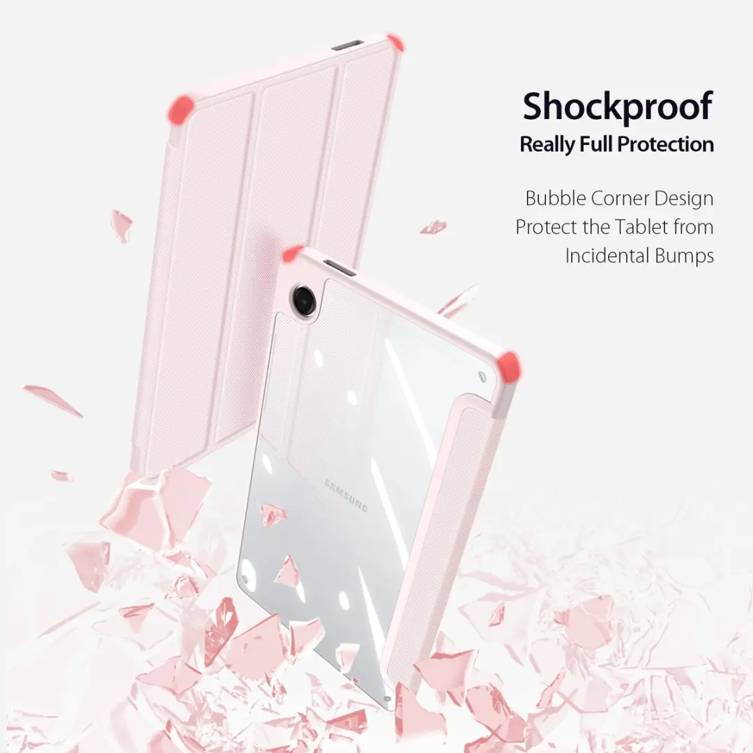 Dux Ducis Tablethoes Samsung Galaxy Tab A11/A9 - Roze