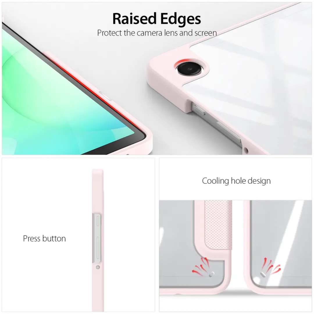 Dux Ducis Tablethoes Samsung Galaxy Tab A11/A9 - Roze