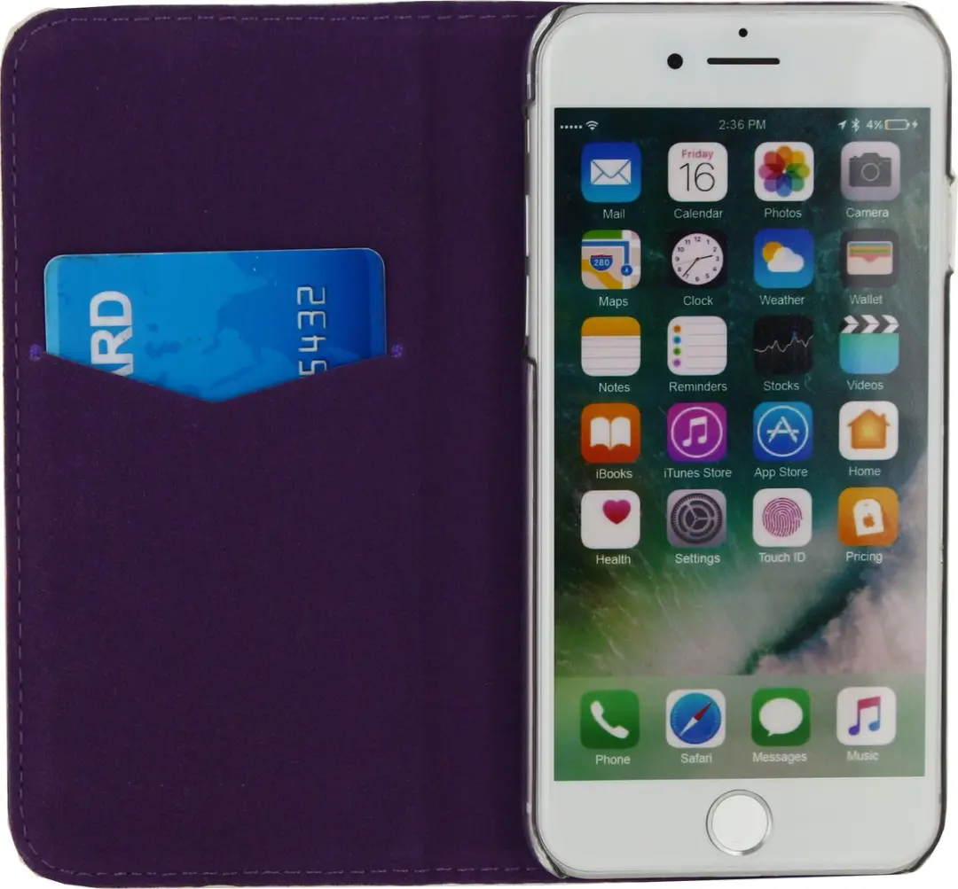 Mobilize Premium Magnet Bookcase MOB-PMBCFF-IPH7 iPhonehoesje - 1 Pasje - Wit