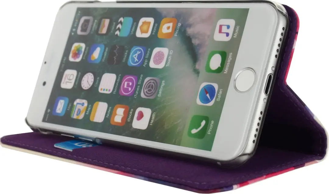 Mobilize Premium Magnet Bookcase MOB-PMBCFF-IPH7 iPhonehoesje - 1 Pasje - Wit