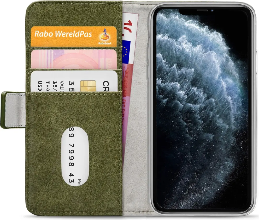 Mobilize Elite Gelly Wallet iPhone 11 Pro Max - Groen - afbeelding 6 van 6
