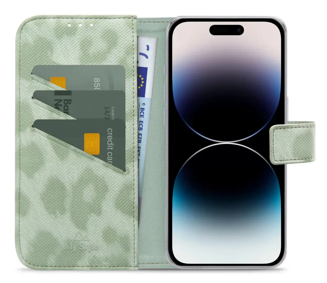 My Style MSFWLT1552 Telefoonhoesje iPhone 14 Pro - Groen - afbeelding 6 van 6