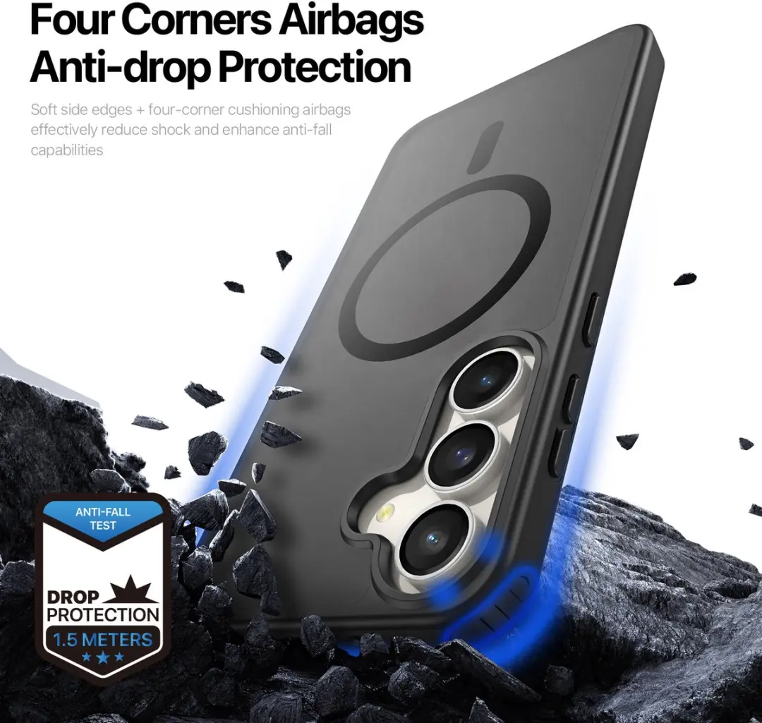 Dux Ducis Yind Hoesje Samsung Galaxy S25 FE - Zwart