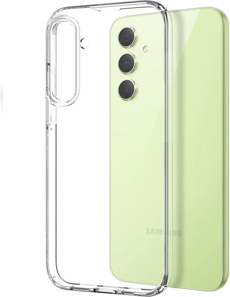 NORTHJO Hoesje Samsung Galaxy A54 - Transparant